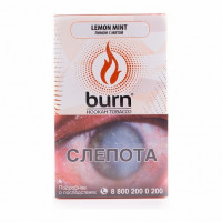 Табак Burn - Lemon Mint (Лимон с Мятой, 100 грамм) — 